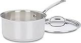 Cuisinart Saucepan w/Cover, Chef's-Classic Stainless Steel Cookware Collection, 3-Quart, 7193-20 3-Quart 3 Quarts