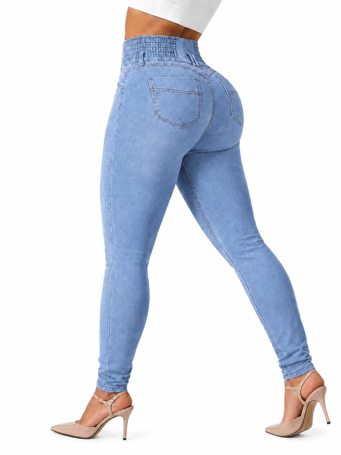 Tummy Control Jeans for Women Pantalones Colombianos para Mujer