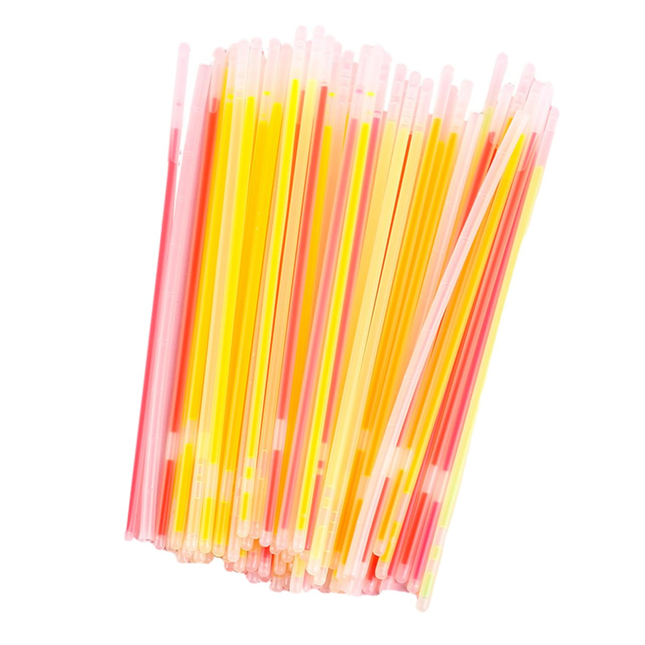 BRIGHTFUFU Glowing Prop Diy Fluorescent Sticks Neon Glow Toys Boys and Girls Luminous Toy