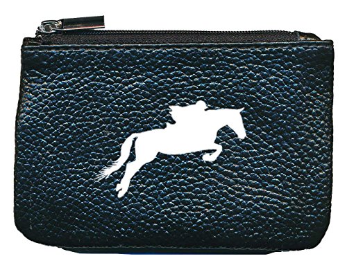 Syl'la Cheval de Course Porte Monnaie et cles Noir pour Femme et Homme
