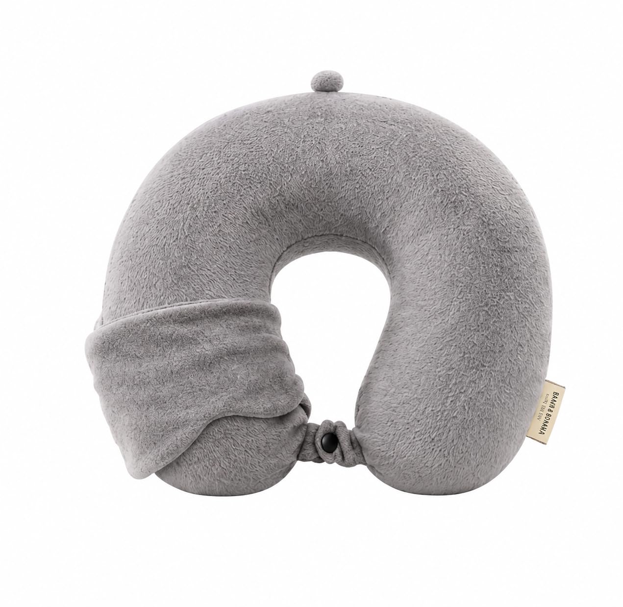 Divcoll TruRest Travel Neck Pillow with Detachable Eye Mask, Memory Foam, 360° Neck & Chin Support, Plush Fabric, Lightweight-image-47