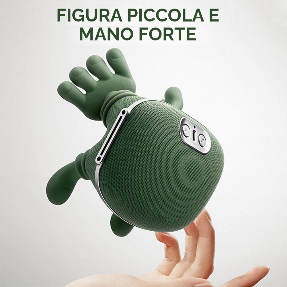 Massaggiatore per spalle, collo, mani, addominali inferiori, Shiatsu, schiena, massaggiatore per alleviare il dolore, cuscino elettrico per massaggio impastante profondo