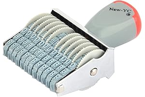 uxcell A16122700UX0449 Rubber Office 12 band Date Date Wheel 0-9 Digit Date...