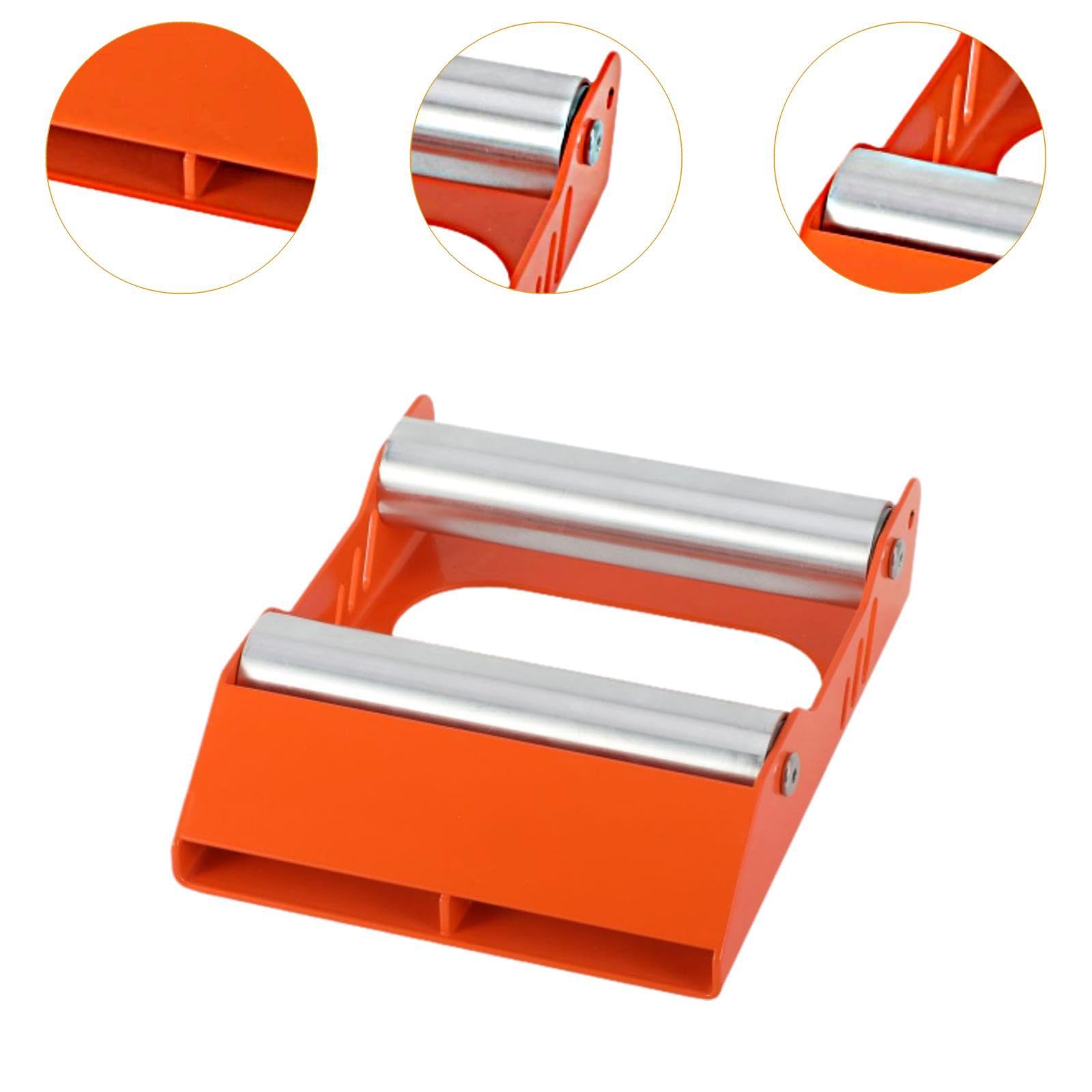 MagiDeal Motorcycle Wheel Cleaning Stand Tire Wash Bracket Bike Practical Motorbike Holder Chain Clean Roller Maintenance Tool, Orange