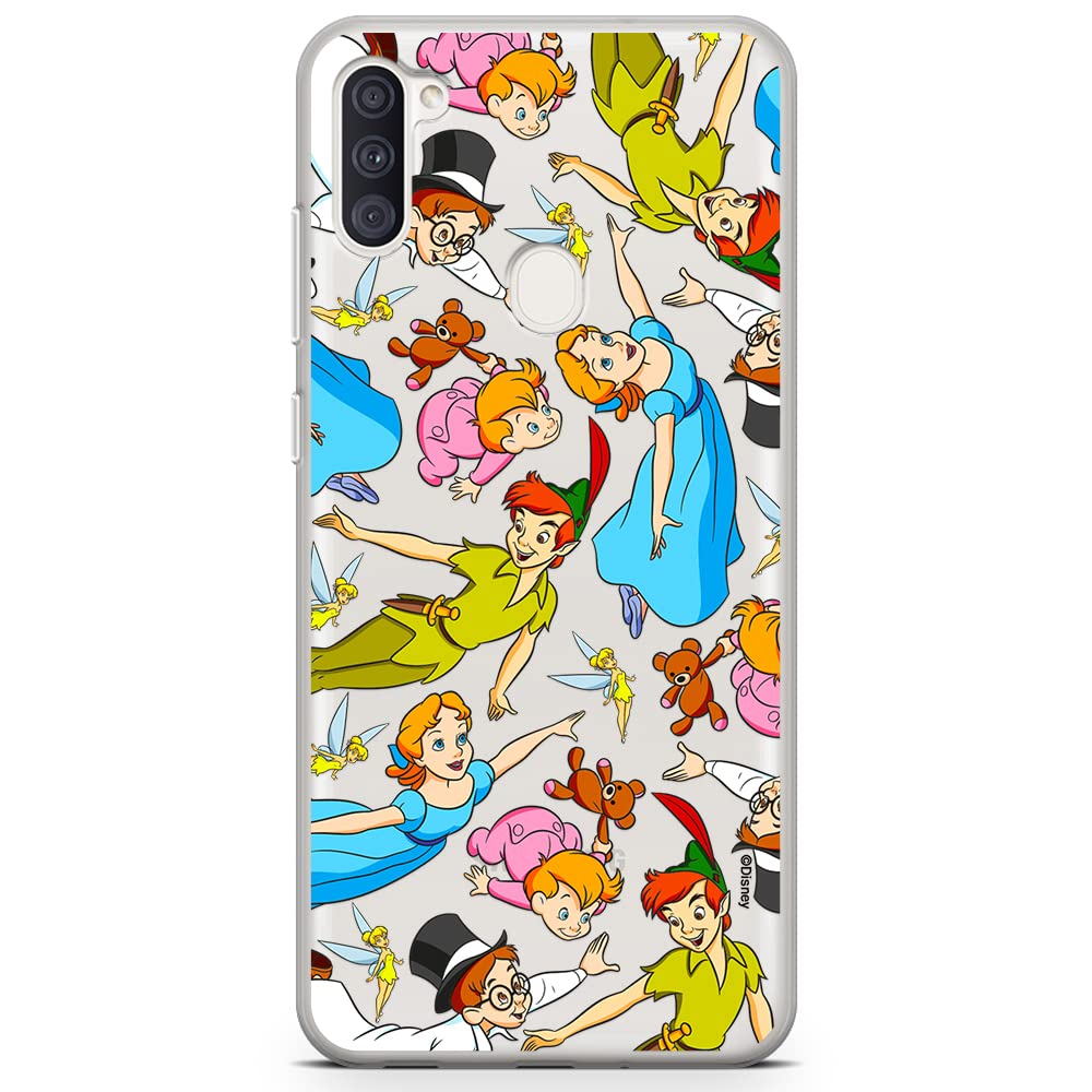 ERT GROUP mobile phone case for Samsung A11 / M11 original and officially Licensed Disney pattern Peter Pan 002 optimally adapted to the shape of the mobile phone, partially transparent