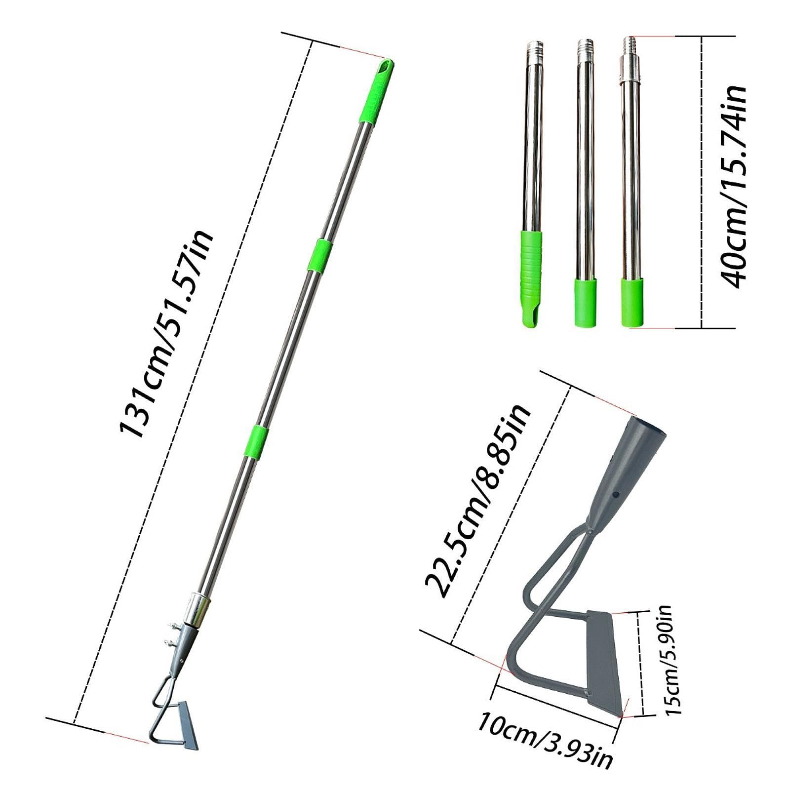 ????? Garden Hoe Tool,Heavy Duty Hoe,Scraping Weeder,Heavy Duty Use Weeding Loop with Long Handle, 3 Poles