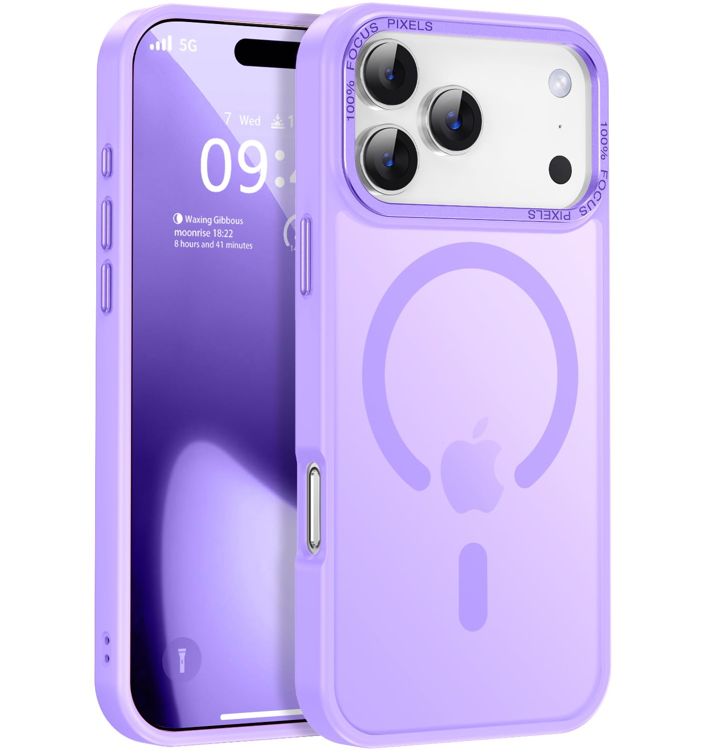 Newfuture Strong Magnetic Compatible with iPhone 17 Pro Case [13 FT Military Drop Protection] [Compatible with Magsafe] Slim Translucent Matte Shockproof with Anti-Fingerprint Phone Case, Tender Pink — view 33