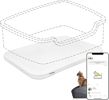 【安心⋆たのメル便】Catlog Board 2 Amazon | Catlog Board 2 トイレの下に置くだけで始める猫様の健康管理