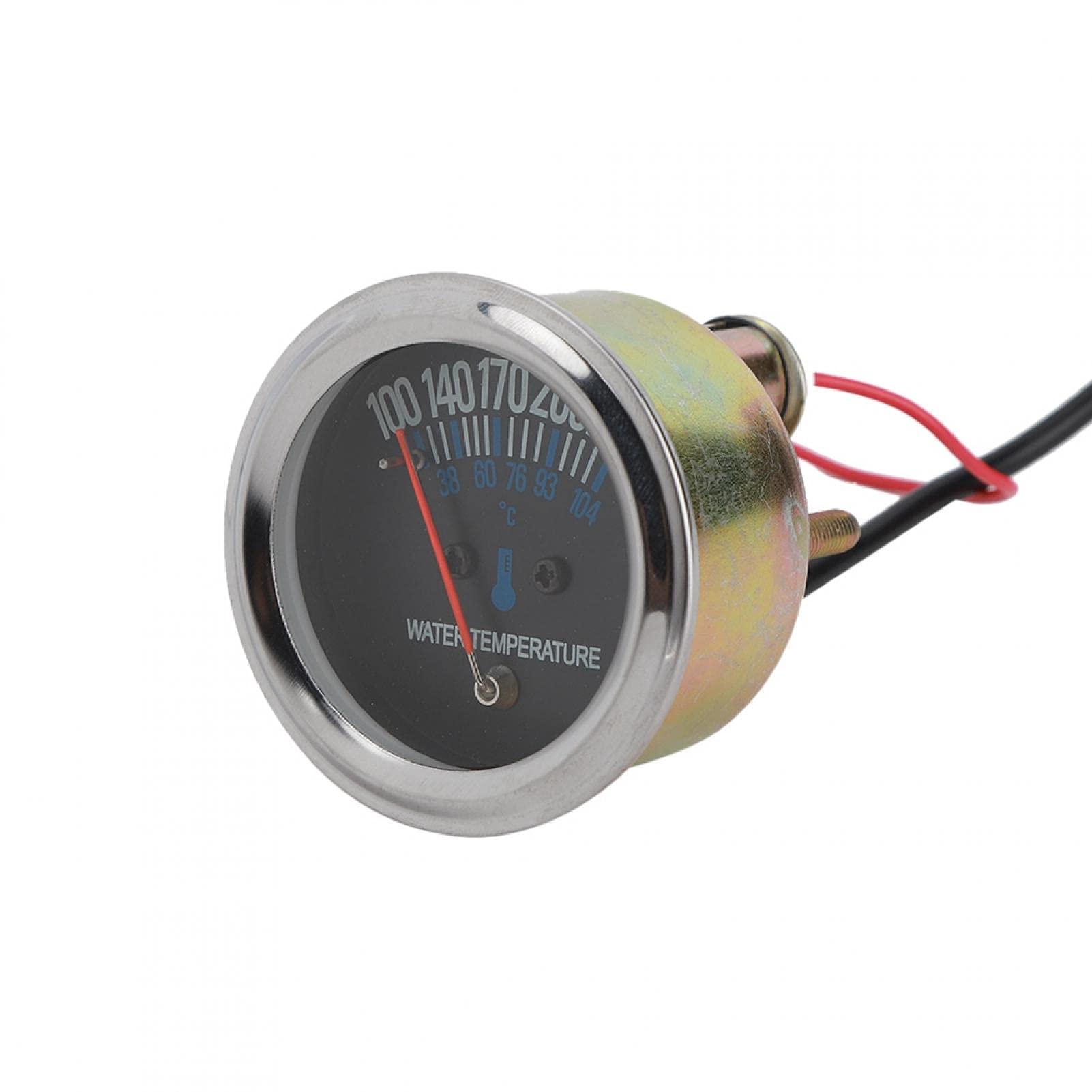 jauge de température de l'eau mécanique, Voiture en métal 52mm Kit de jauge de température de l'eau pour voiture, capteur de température mécanique marine 12v