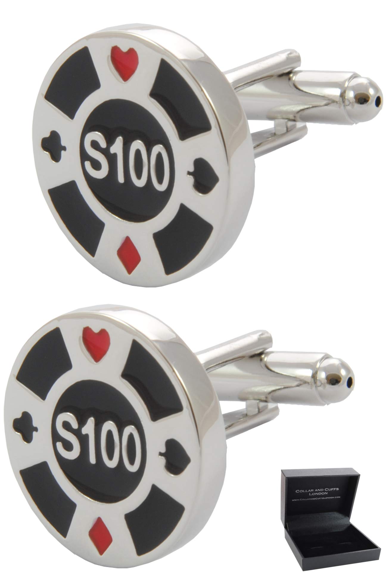 Collar and Cuffs London - Premium Cufflinks with Gift Box - Designer Cufflinks for Men - Solid Brass - Hobbies