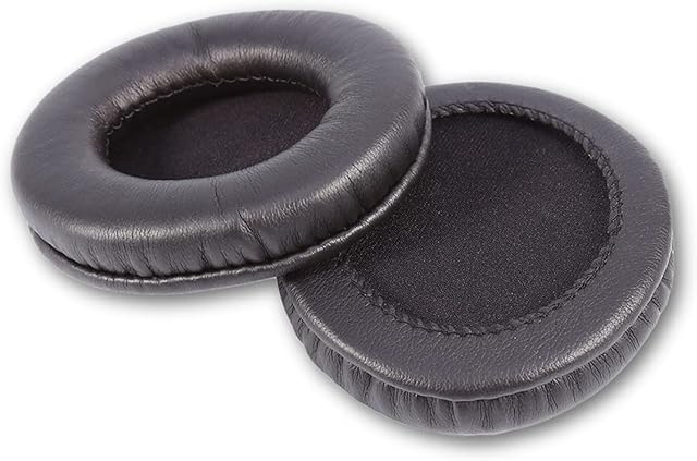 2pcs/pair 90mm Leather Earphone Foam Earbud big ear buds Headphone 9cm Ear pads cushion Sponge Covers For Sony MDR-V700DJ V500DJ