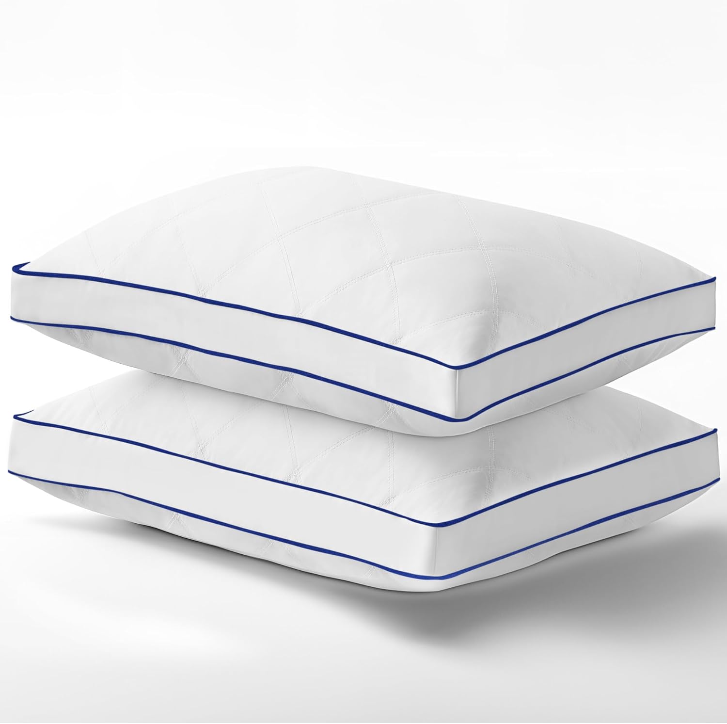 Bafode Feather Pillows King Size Set of 2, Goose Down