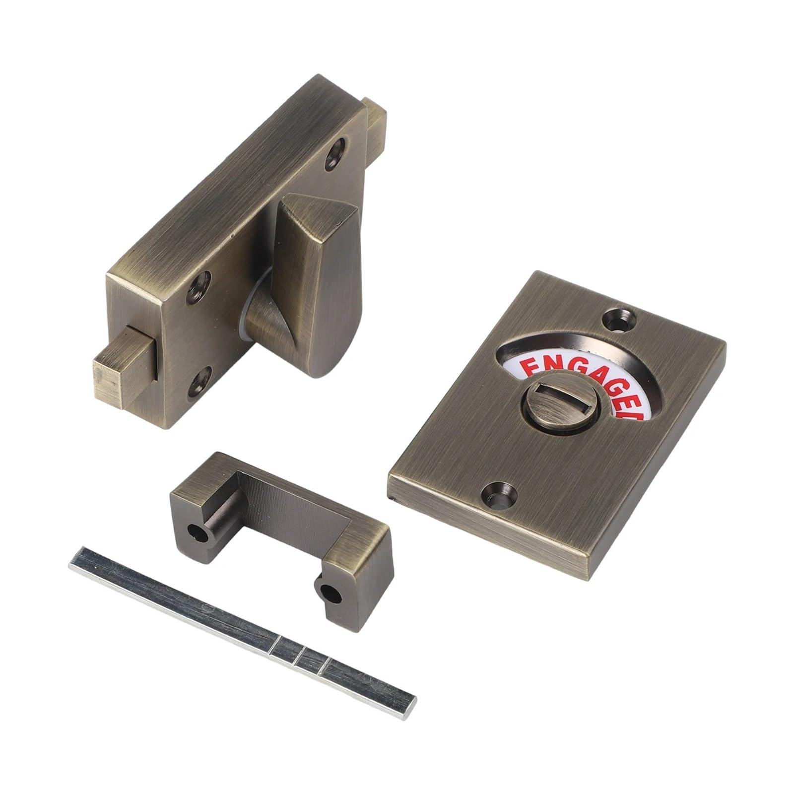Bojhgo One Color Toilets For Bathroom Showers Indicator Lock Bolt Wc Door Zinc Alloy Anti-Prying Anti-Theft Bronze