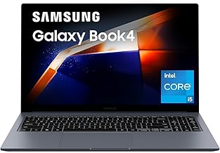Samsung Galaxy Book4 15.6" Full HD Screen | Intel Core i5 1335U Processor | 16GB RAM | 512GB SSD | Windows 11 Home | ms-Office | Fingerprint Reader | Intel Iris XE Graphics | NP750XGJ-LG7IN | Grey.