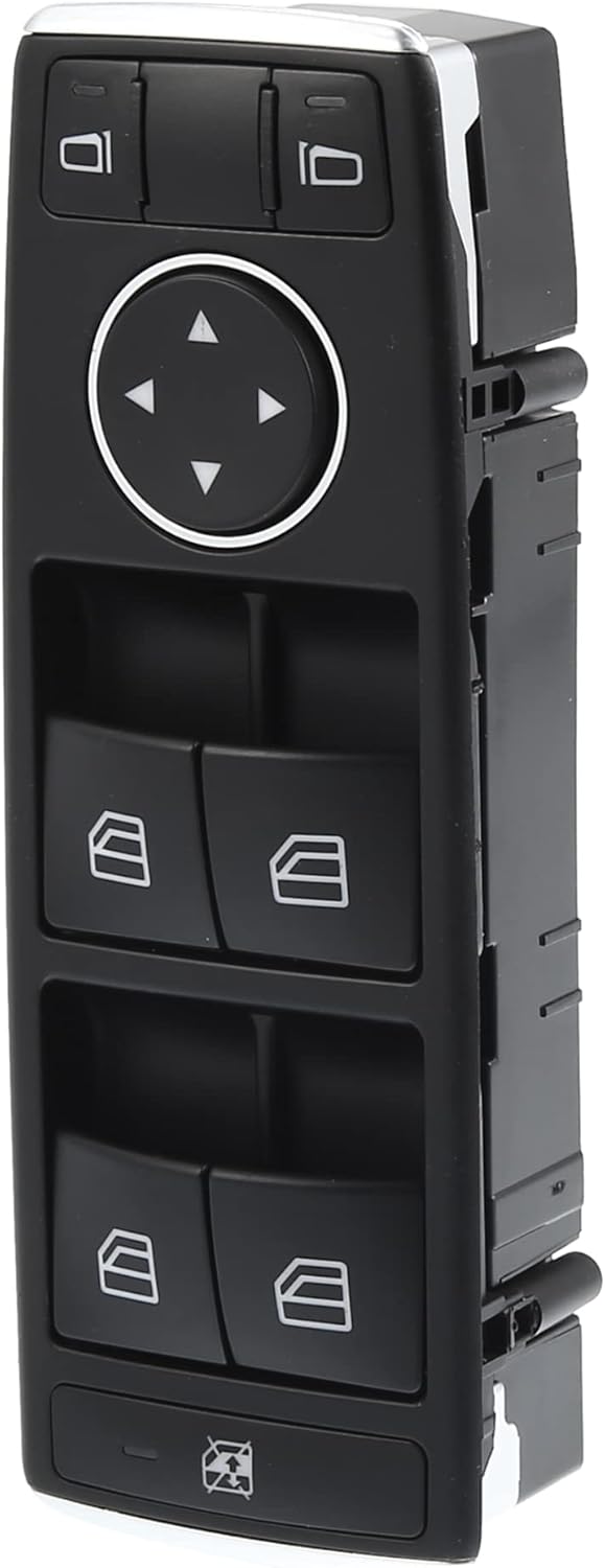 X AUTOHAUX 1 Set A2049055302 Power Window Switch Driver Side for Mercedes-Benz W204 C250 C300 C350 C63 2007-2014 for E200 E250 E300 E350 for GLK280 GLK350