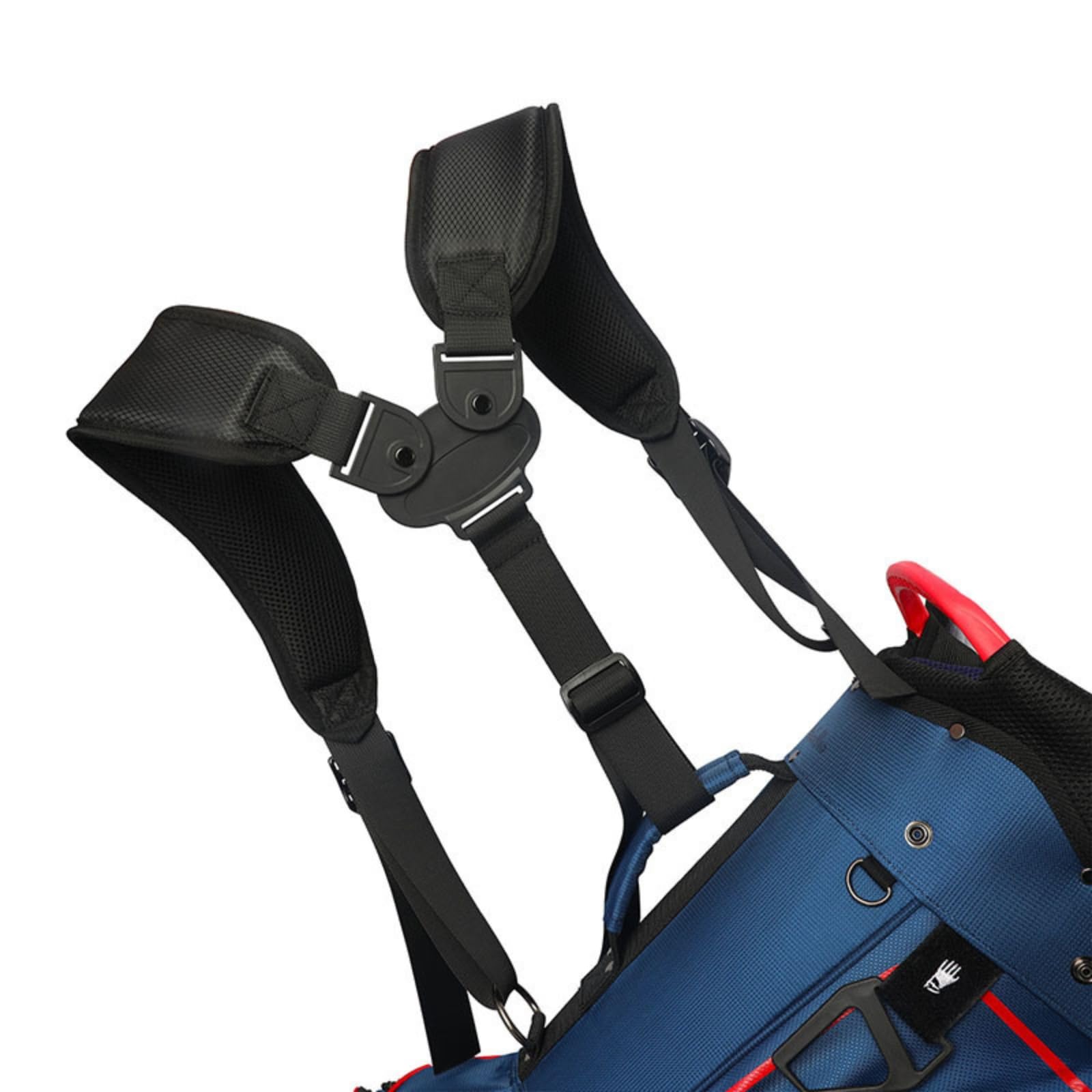 SUBORAWOS Golf Bag Straps, Replacement Double Shoulder Straps, Adjustable Softer Padding Golf Bag Straps