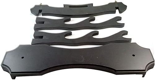 Miniatura 2 de Base de madera de 3 capas Samurai espada Katana Wakizashi mesa soporte soporte de exhibición