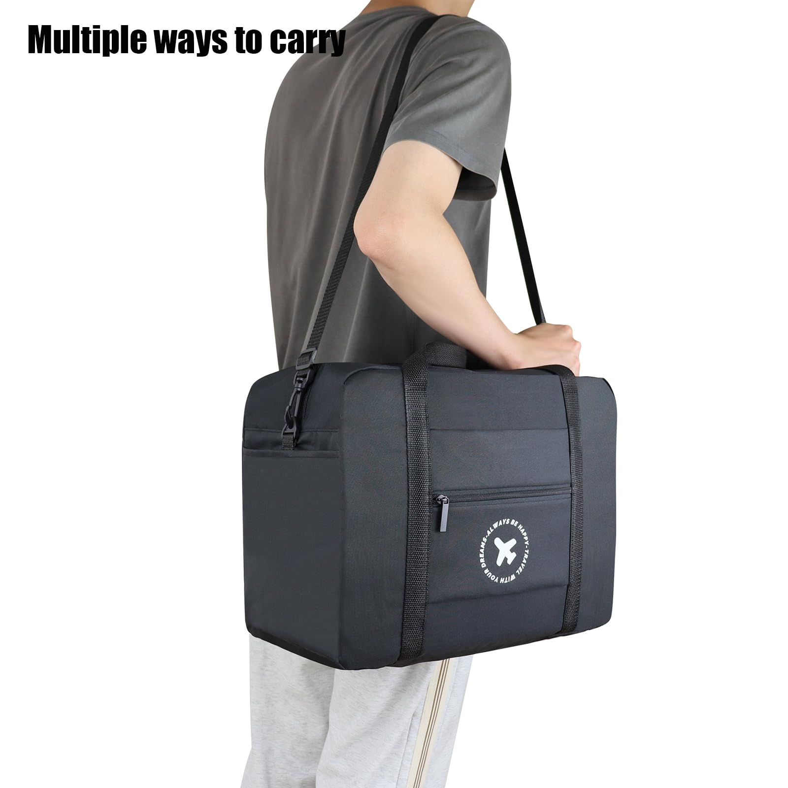 SZDPC Bagaglio a Mano 40x30x20 Ryanair Zaino Borsa da Viaggio Borsa da Cabina, Borsone da Viaggio per Uomo e Donna - 5