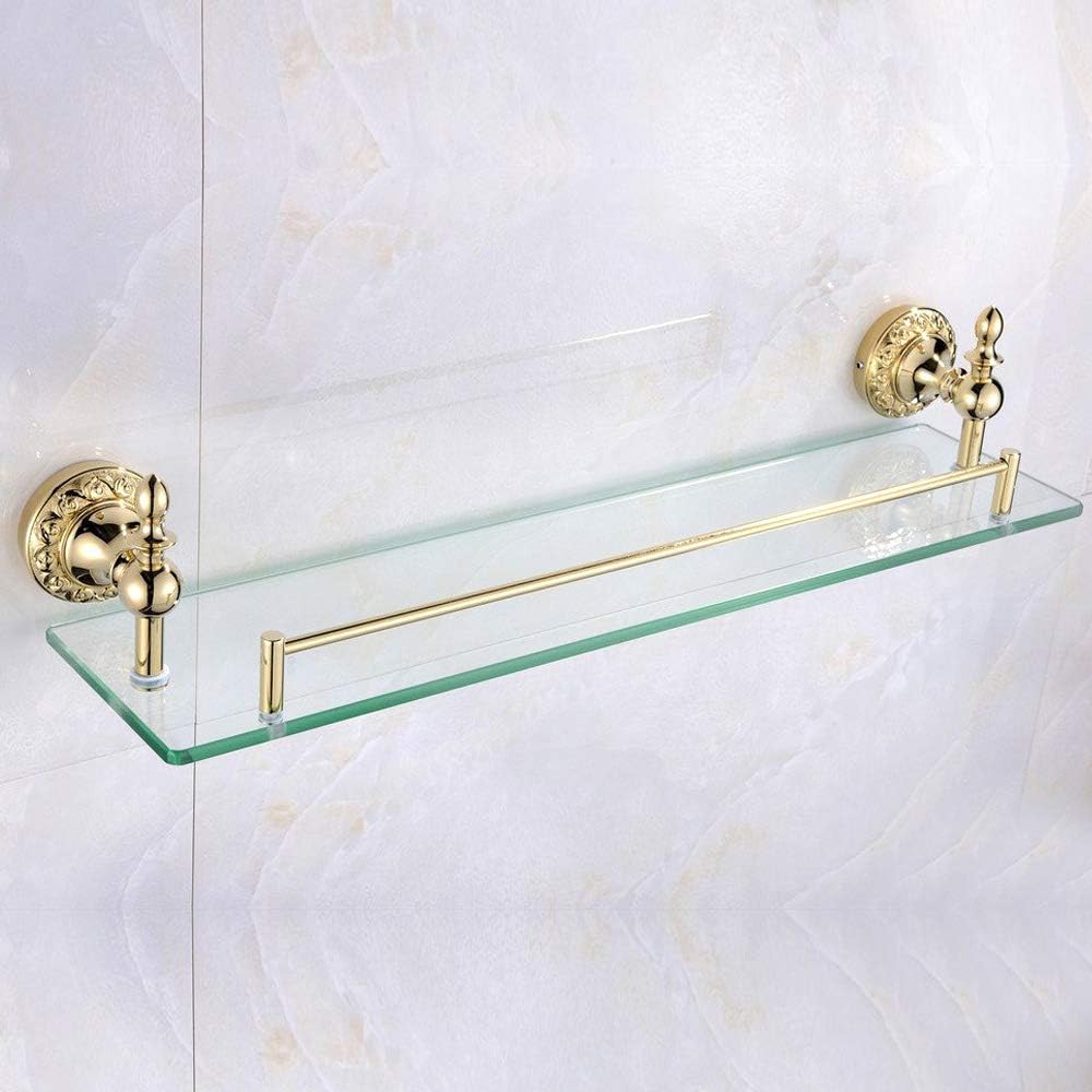 Brass Bathroom Shelf Accessories Everything Bathroom