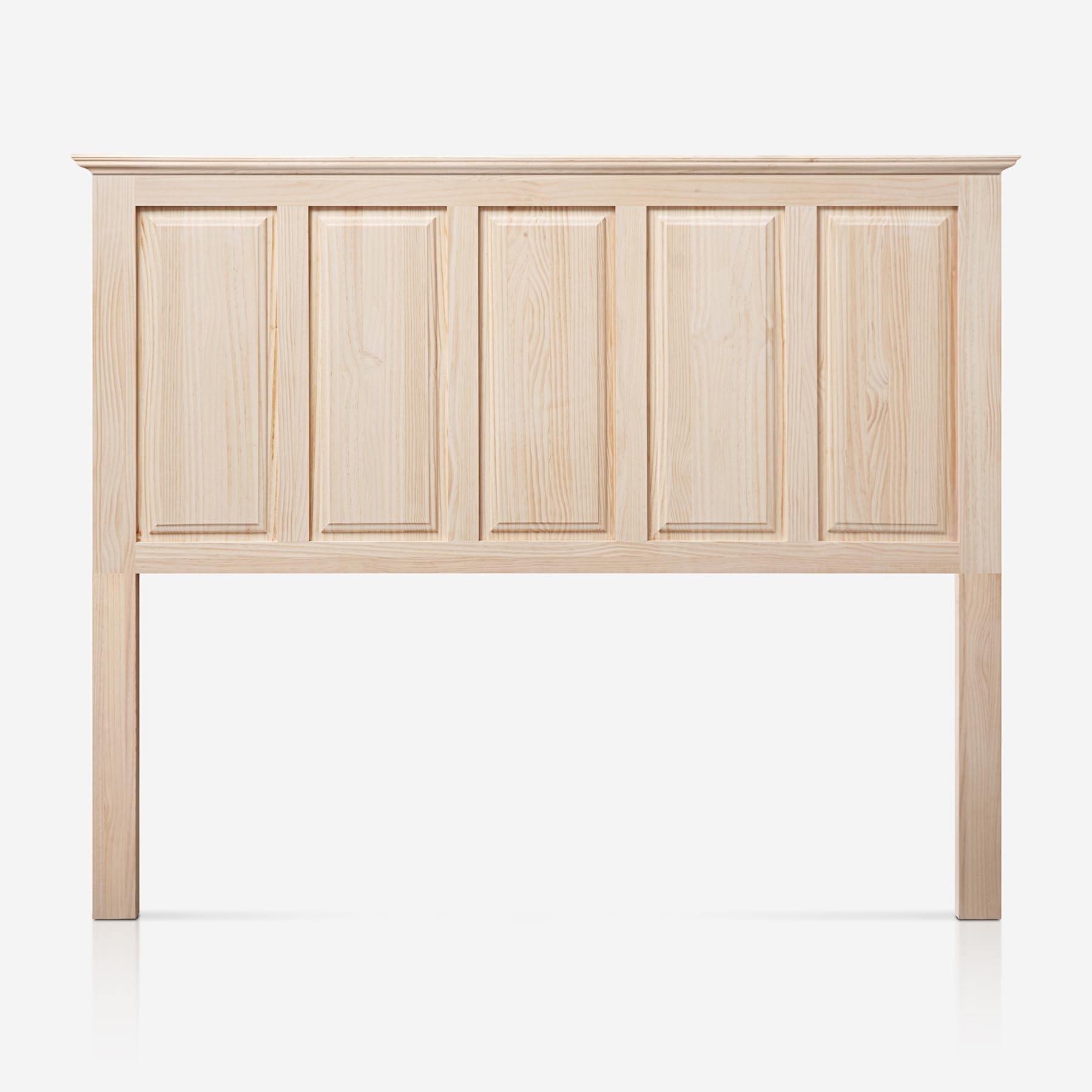 PEJECAR Cabecero CIGÜELA Fabricado en Madera Maciza de Pino para Camas de 135 - Acabado Crudo (sin Pintar)