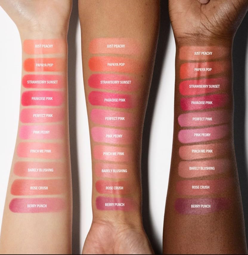 MAKEUP BY MARIO | Soft Pop Plumping Blush Veil - Blush en Crema | 5 gramos / 0.17 OZ. | (PARADISE PINK, 5 gramos (Paquete de 1))