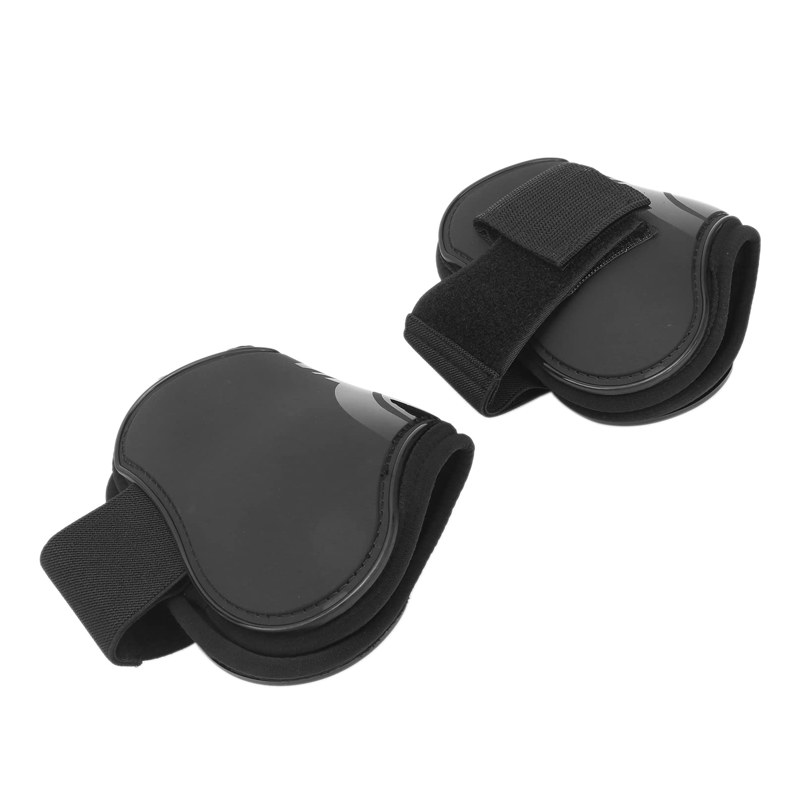 Botas Ajustables para Patas de Caballo, Botas de Apoyo para Caballos Protector de Patas de Caballo Botas de Tendón de Caballo 4 Piezas para Salto de Caballo para(negro, Par mediano de patas traseras)