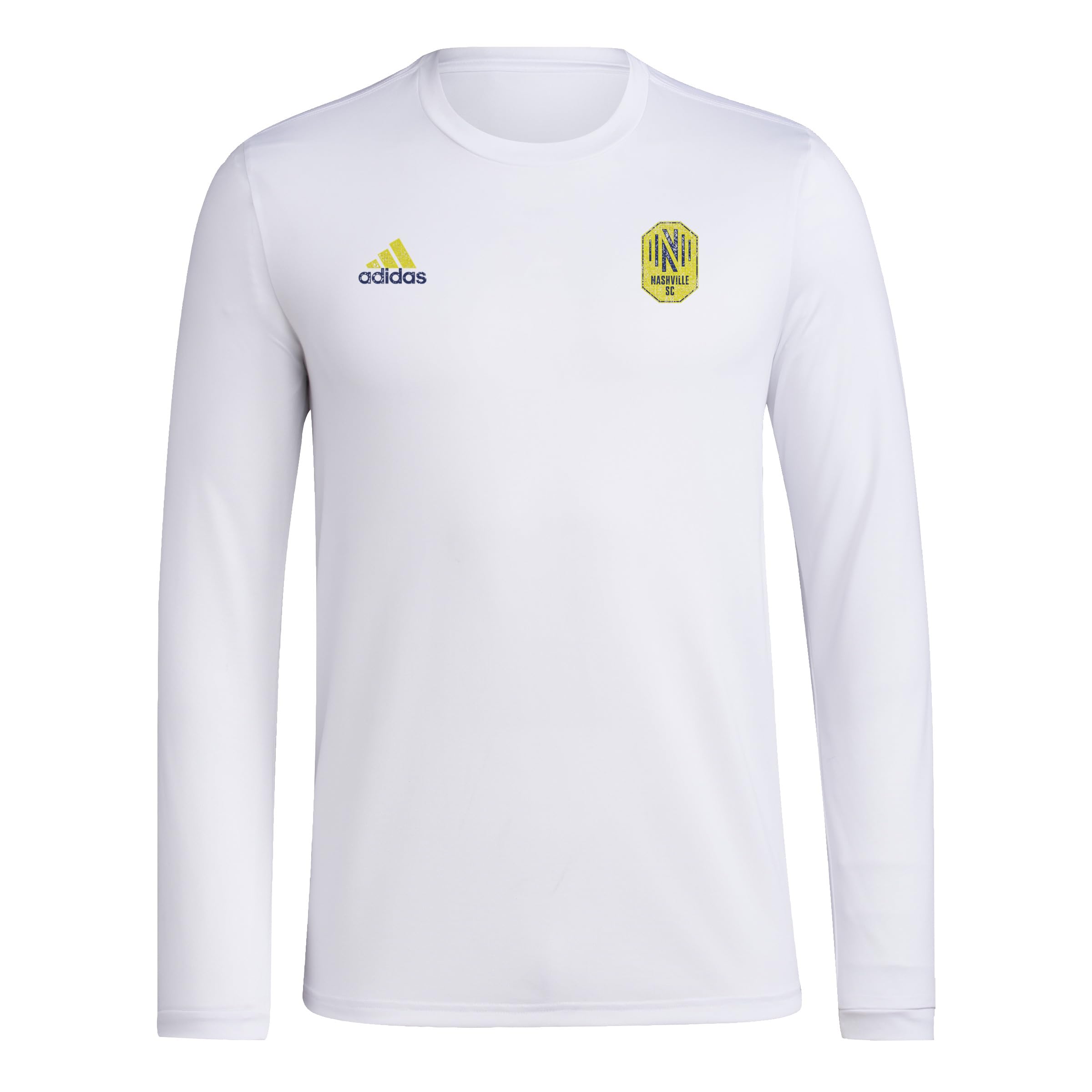 adidas Inter Miami Cf Short Sleeve Pre-Game T-shirt męski, Biały/Nashville Soccer Club, S