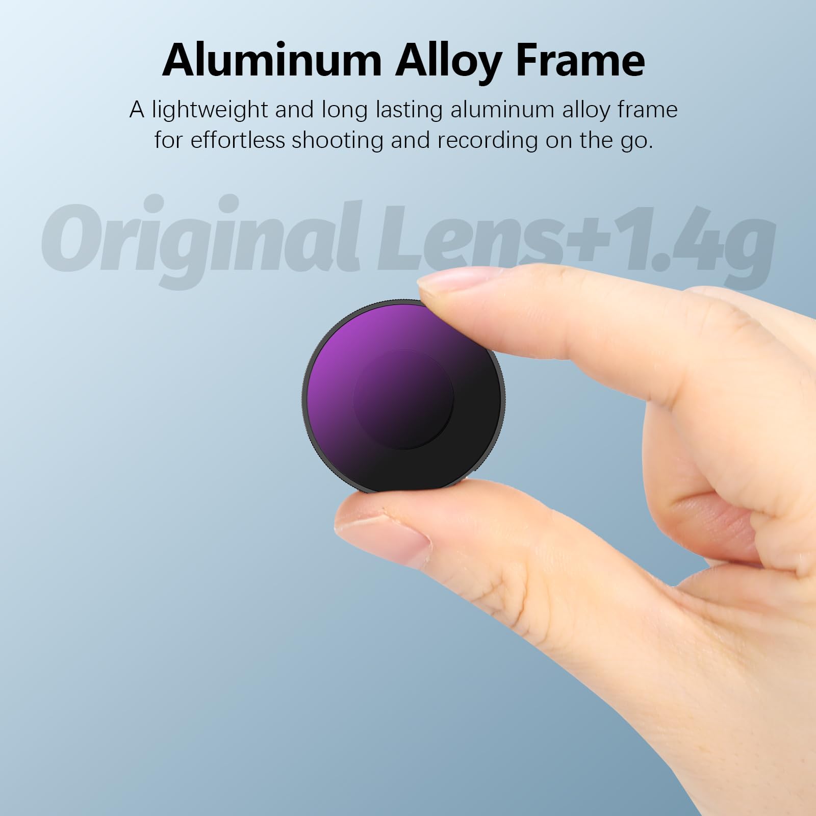 AMAZEAR ND & CPL Filter Set für Insta360 Go Ultra, Insta 360 Go Ultra Zubehör - ND8+ND16+ND32+CPL Objektiv Filter Kit | 4er Pack | Optisches Glas | HD | Ölabweisend | Einfach zu Montieren