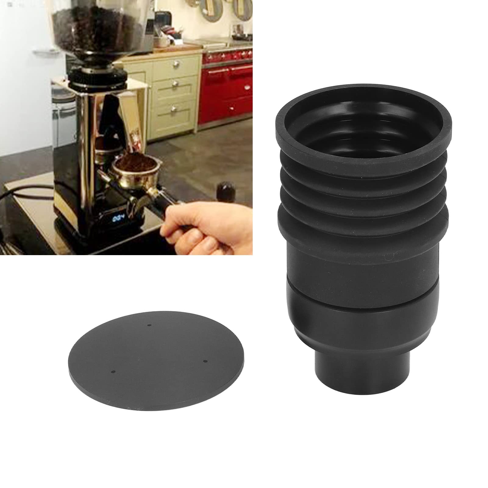 Recipiente para Molinillo de Frijoles, Accesorios Reutilizables para Molinillo de Frijoles de Aleación de Aluminio para Molinillo de Café ECM