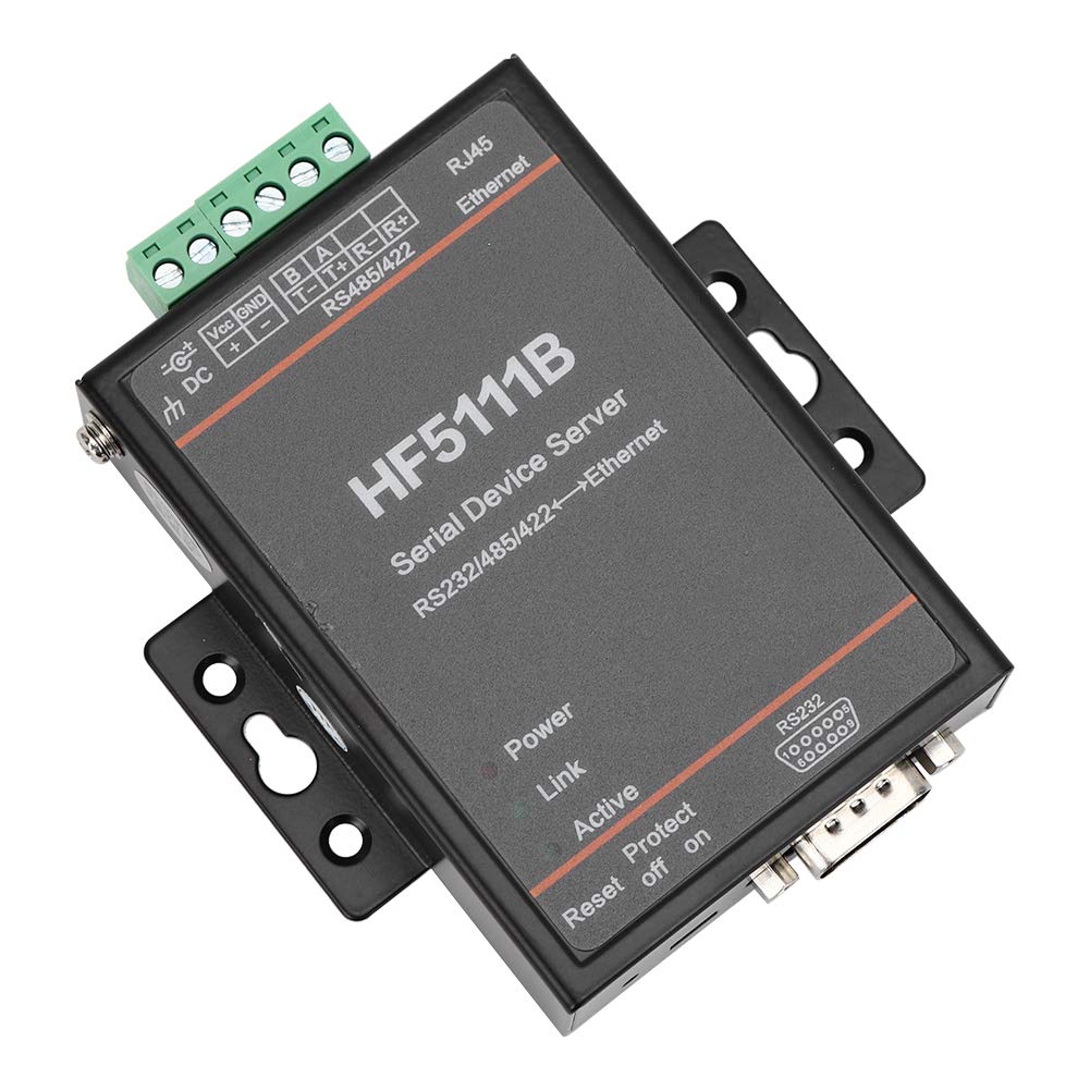 Jeanoko Server Seriale HF-5111B Connettività Ethernet Affidabile per il Monitoraggio e il Controllo Remoti Server di Dispositivi Seriali per gli Appassionati di Automazione Domestica