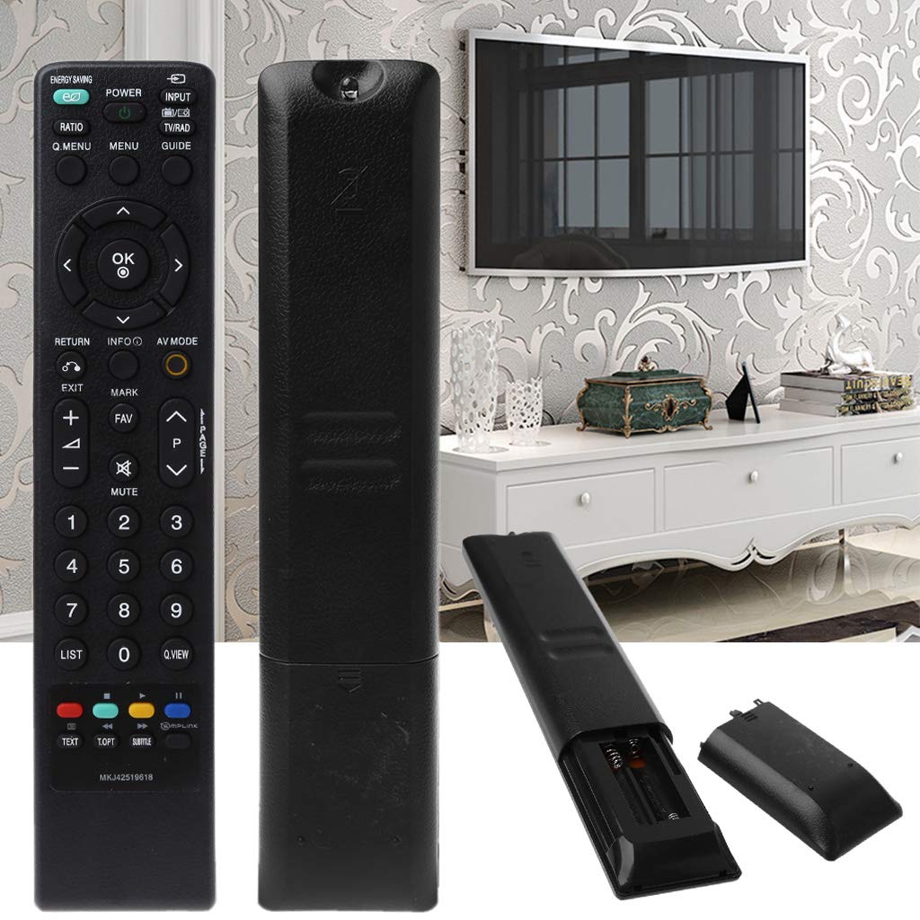 Jenor Fernbedienung für LG LCD-TV MKJ-42519618 MKJ42519618 tragbar, Schwarz