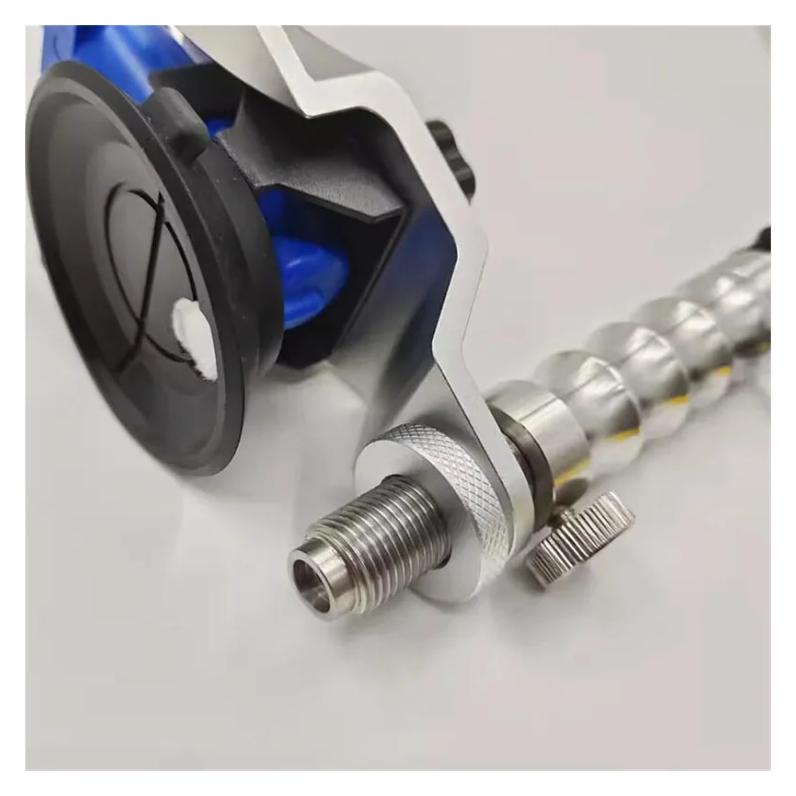 Herramienta de reparación grietas parabrisas con ventosa vacío 3 pulgadas diámetro ajustable + bomba inyección acero inoxidable for delantero coche Para uso de bricolaje
