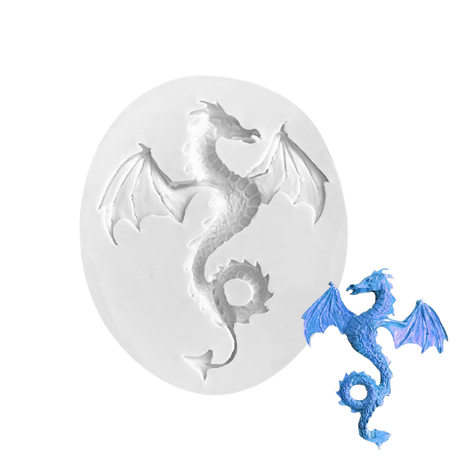 Logo De Dragon En Forme Ronde. Illustration Vectorielle. Illustration