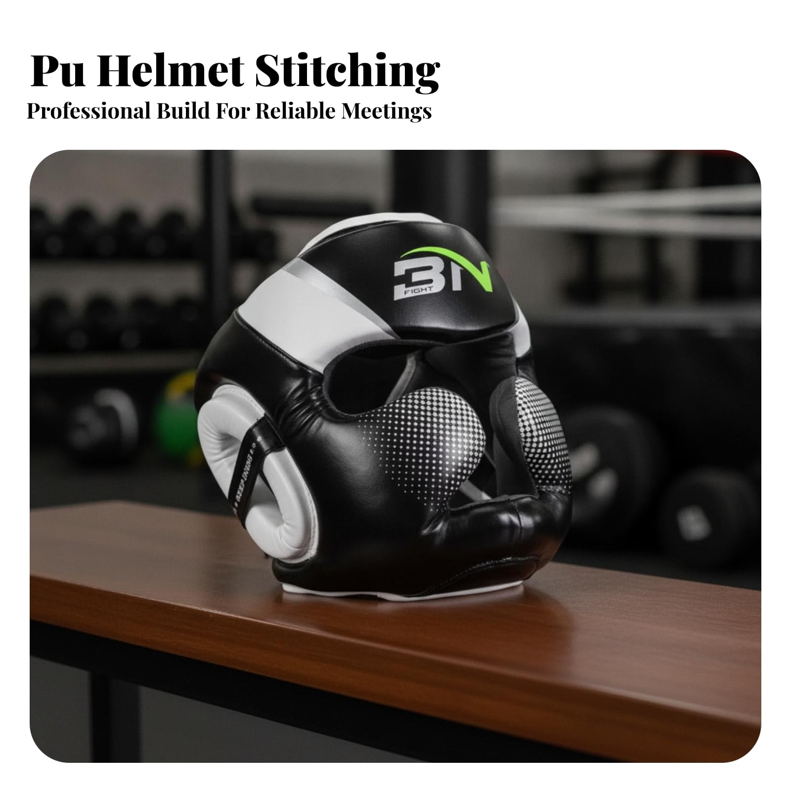 Casco per Arti Marziali Antiurto, Bianco, size to 1