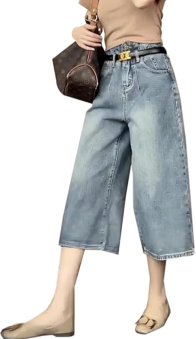 〘新品〙Le minor ソフトデニム　クロップドパンツ　日本製 楽天市場】ルミノア（裾の長さ（丈）7分丈・クロップド