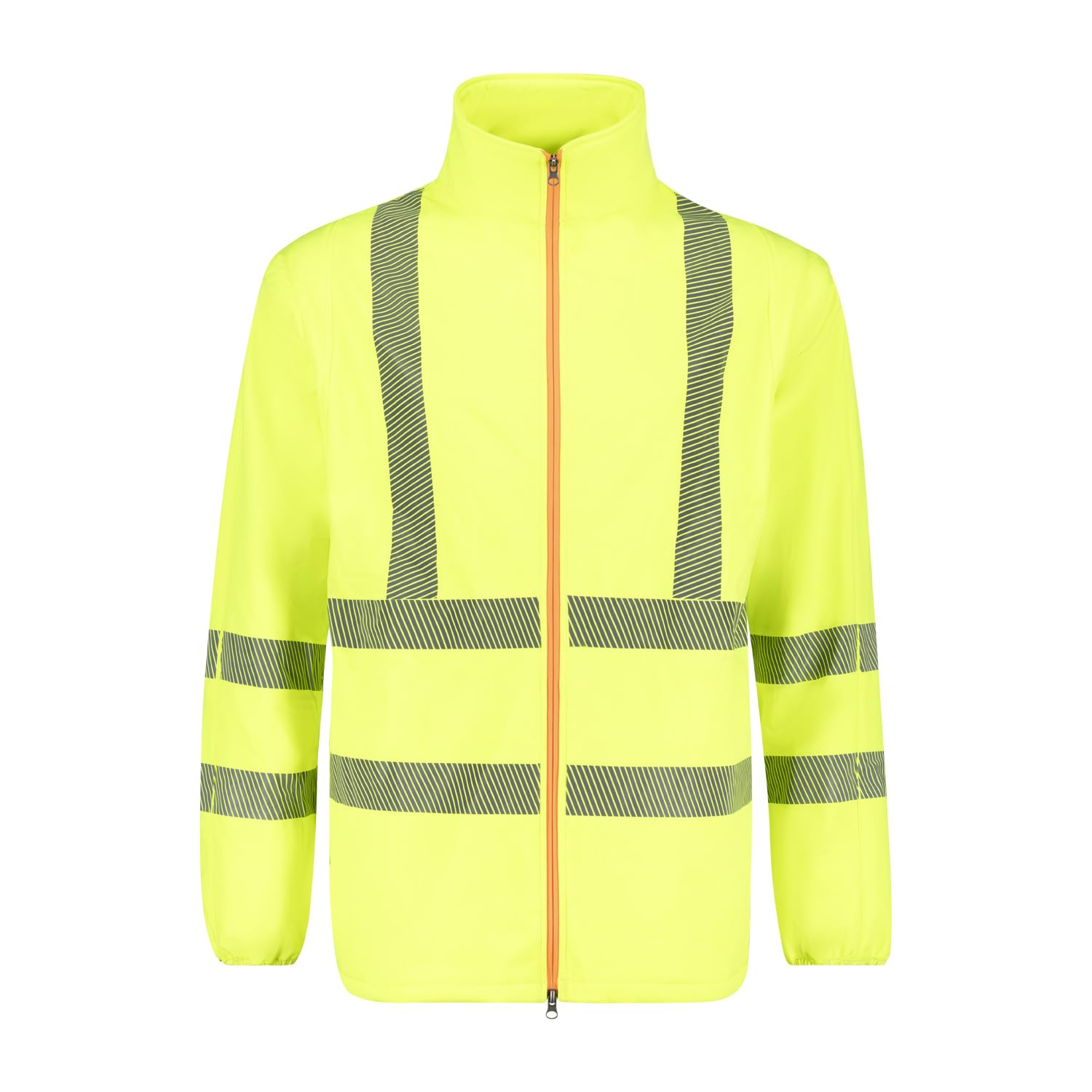 ADAMO Herren Warnschutz Arbeitsjacke Softshelljacke neongelb Übergrößen 2XL bis 10XL