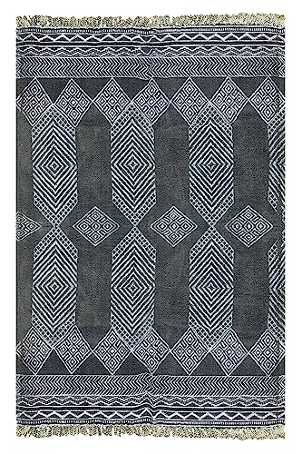 Tapis en coton imprimé main lavable pour protéger les sols de cuisine