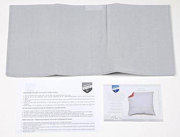Vervaco Cushion Back with Zipper - Grey, 18 x 18 inch
