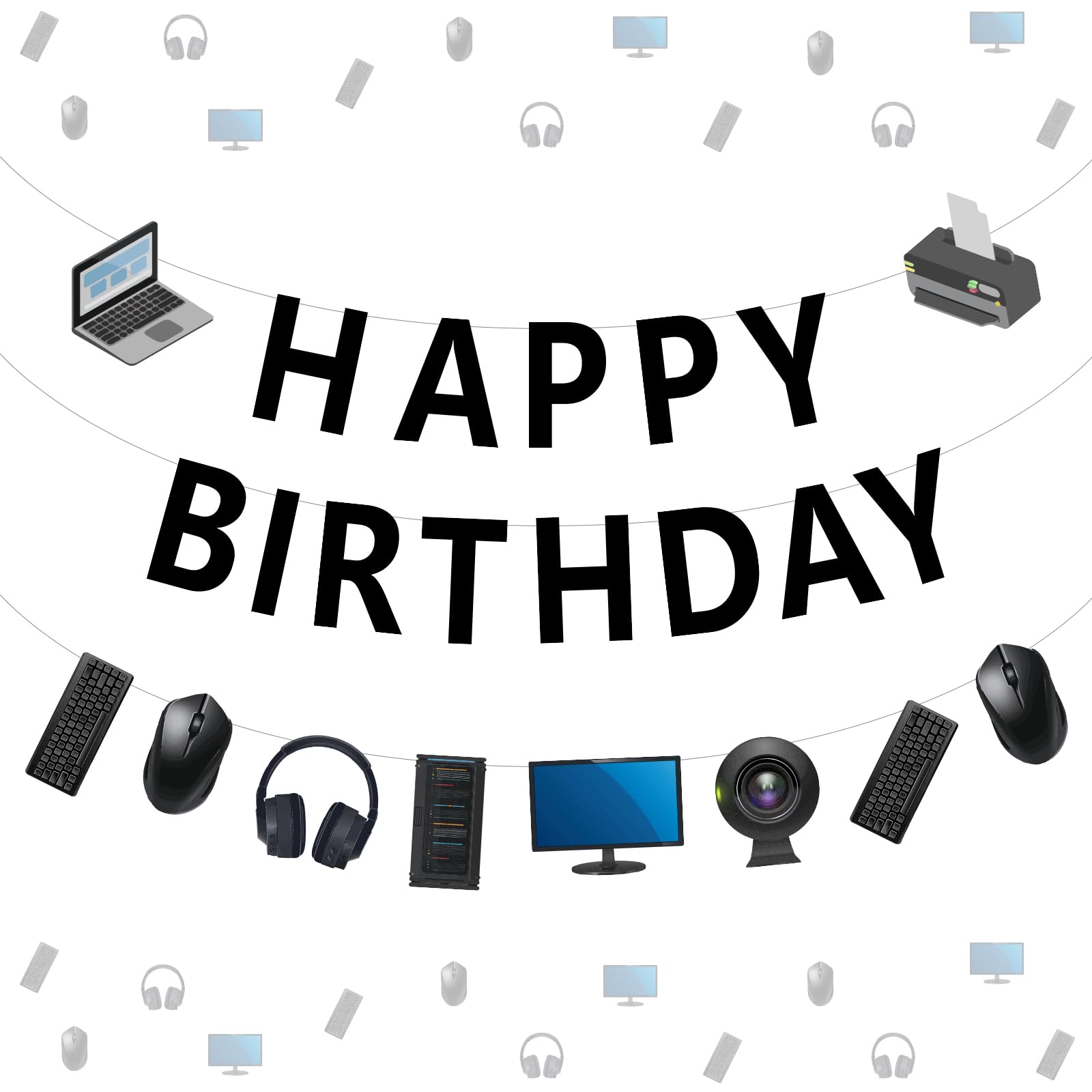 Fête d'anniversaire informatique réussie avec nos décorations d'ordinateur - 7