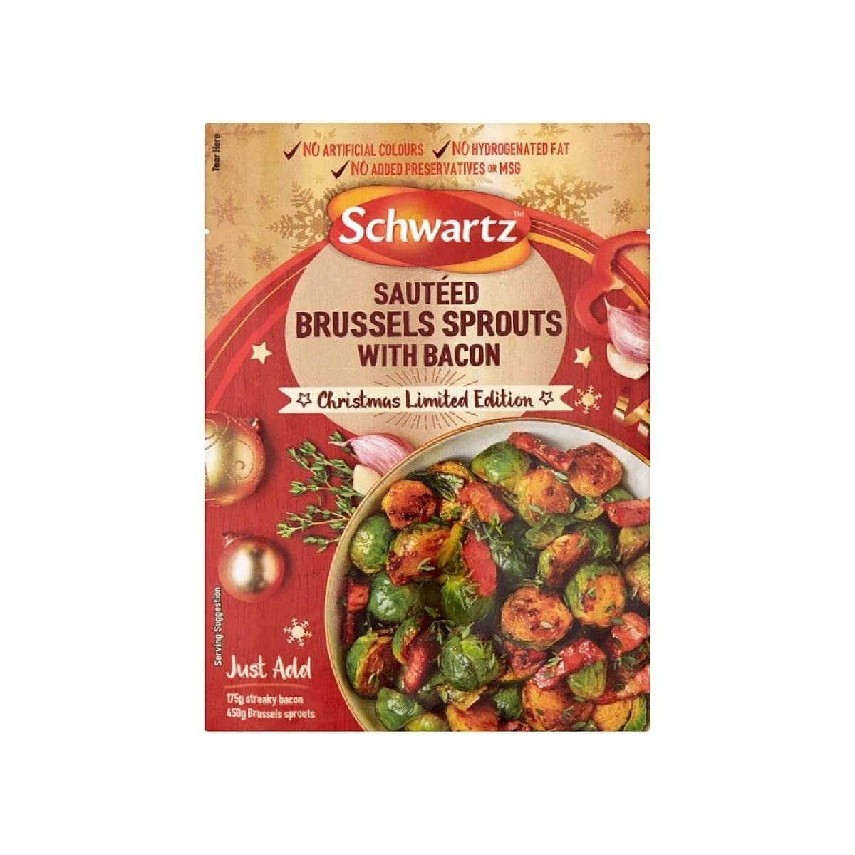 Sautéed Brussels Sprouts with Bacon Recipe Mix, 30g