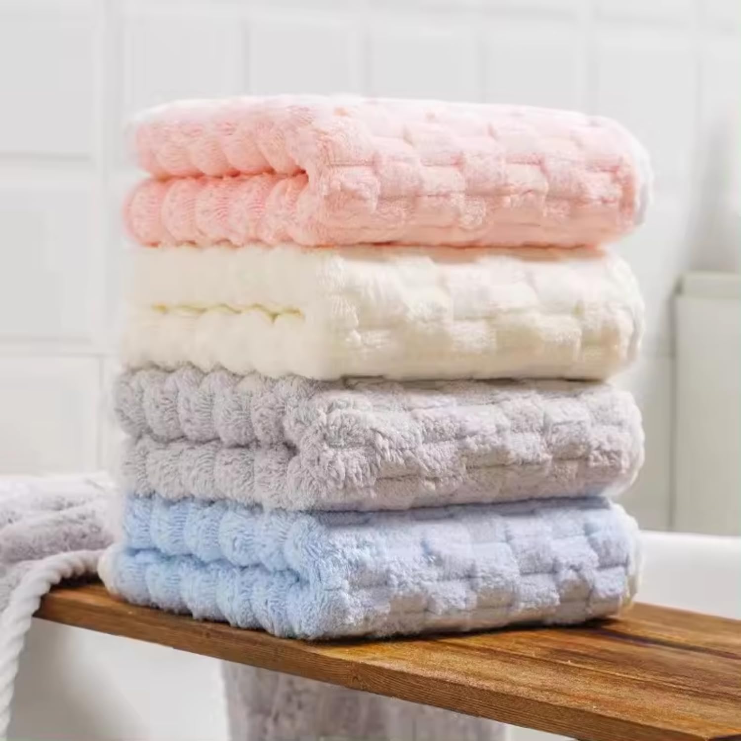 LINEAR Microfiber Hand Towels/Small Size Towel/Face Towel/Towel for Men, Women & Babies/Ultra Soft, Absorbent & Quick Dry Towels for Gym, Travel 300 GSM (Multicolor)