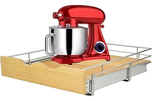 Dindon 2-Tier Pull Out Wire Basket Cabinet Organizer