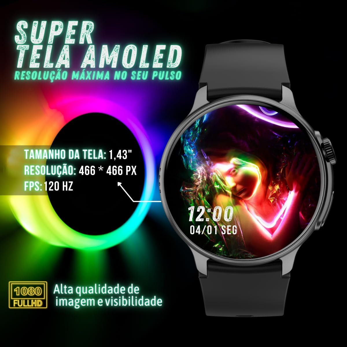 Iwo Smartwatch S8 Review: Testado por 7 dias com tela AMOLED 45mm