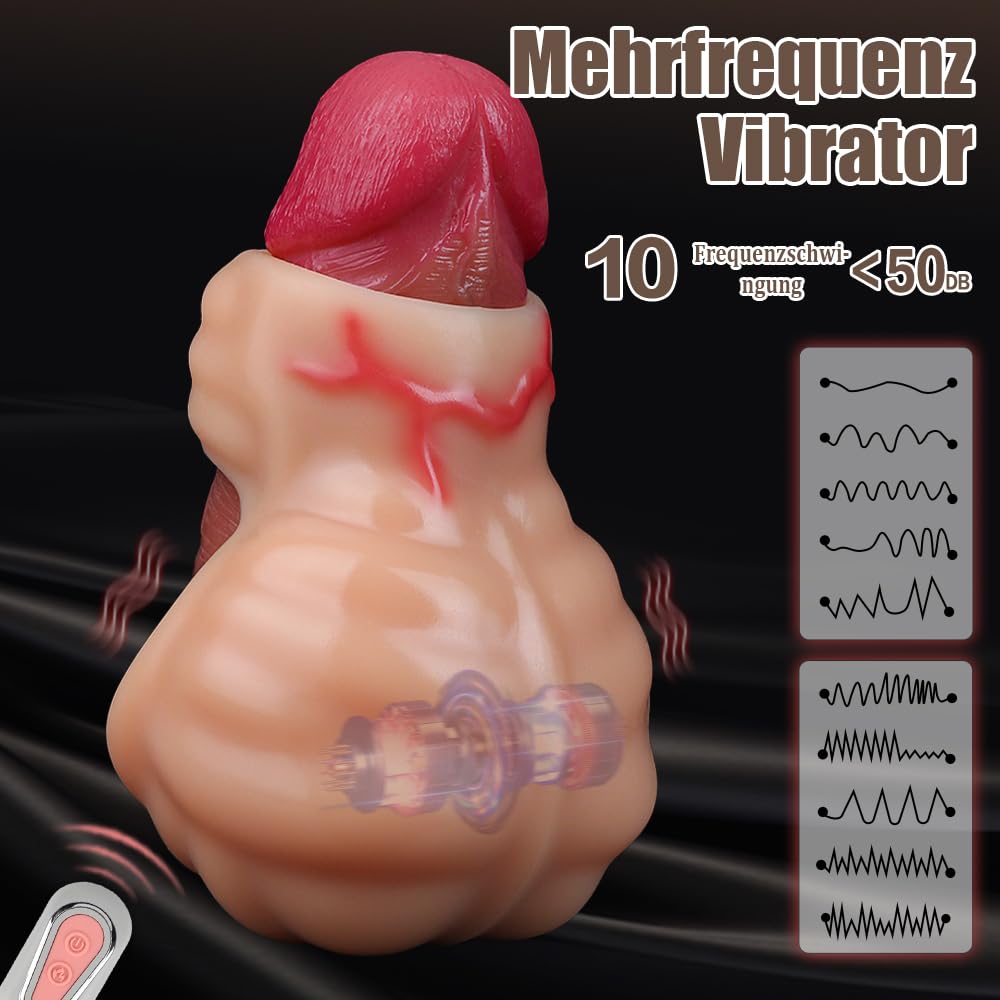 Penis Ring Hodenvibratoren Sextoy Masturbieren für Männer Hoden Vibrator Vibratorensets für Mann Silikon Penisringe Mit 10 Vibrationsmodi Hodenvibration Masturbator Penisring Sexspielzeug
