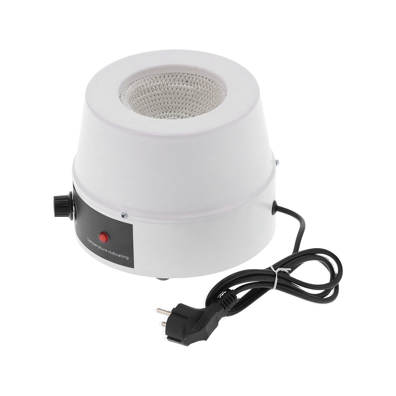 Elektrischer Heizmantel 250 ml Labor 180 W Thermostat Temperaturregelung bis 380°C EU-Stecker 220 V