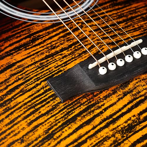 Winzz Guitare Acoustique Adulte 4/4, Guitare Enfant 12+ Ans, Kit Guitare folk Debutant, Guitare Seche à Corde d’acier avec 11 Accessoires (Sunburst Mat, 41 Pouces) - Les Beatles, Paul McCartney, John Lennon, RIngo Starr, George Harrison Winzz Guitare Acoustique Adulte 4/4, Guitare Enfant 12+ Ans, Kit Guitare folk Debutant, Guitare Seche à Corde d'acier avec 11 Accessoires (Sunburst Mat, 41 Pouces) – Image 5