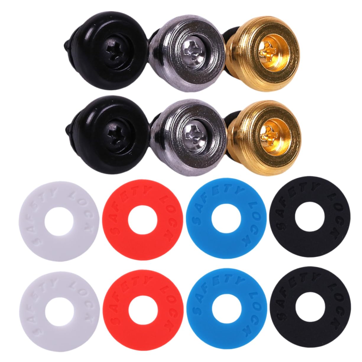 Practical Guitar Strap Lock Button Screw Washer Secure Guitar Belt Attachment