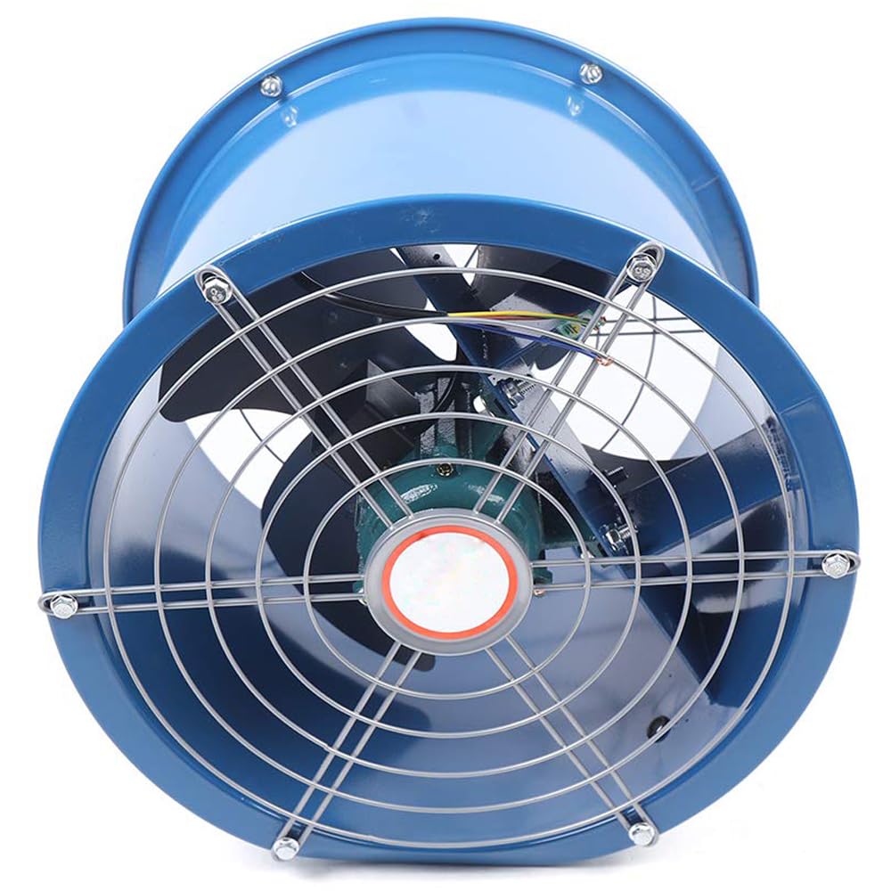 Exhaust Fan Kitchen Ventilator 250W 10 Inch Wall Fan Bathroom Fan Ventilation Fan for Kitchen Toilet Bathroom Loft Garage Warehouse