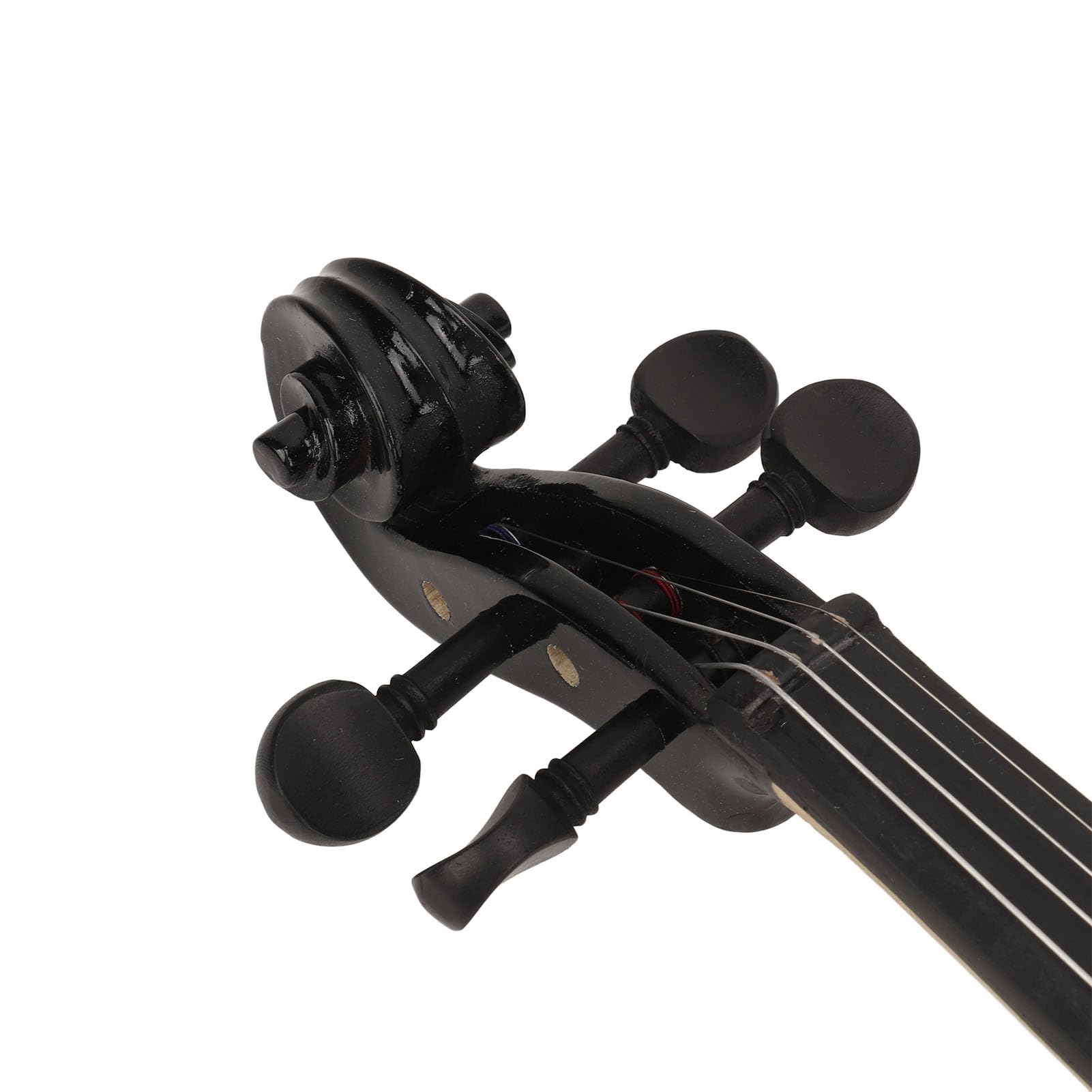 Violino Acustico 4/4 a Grandezza Naturale con Kit Iniziale, Custodia Rigida, Colofonia, Poggiaspalla, Archetto, Corde Extra, Sordina, Materiale Unico con Paillettes e Manuale,