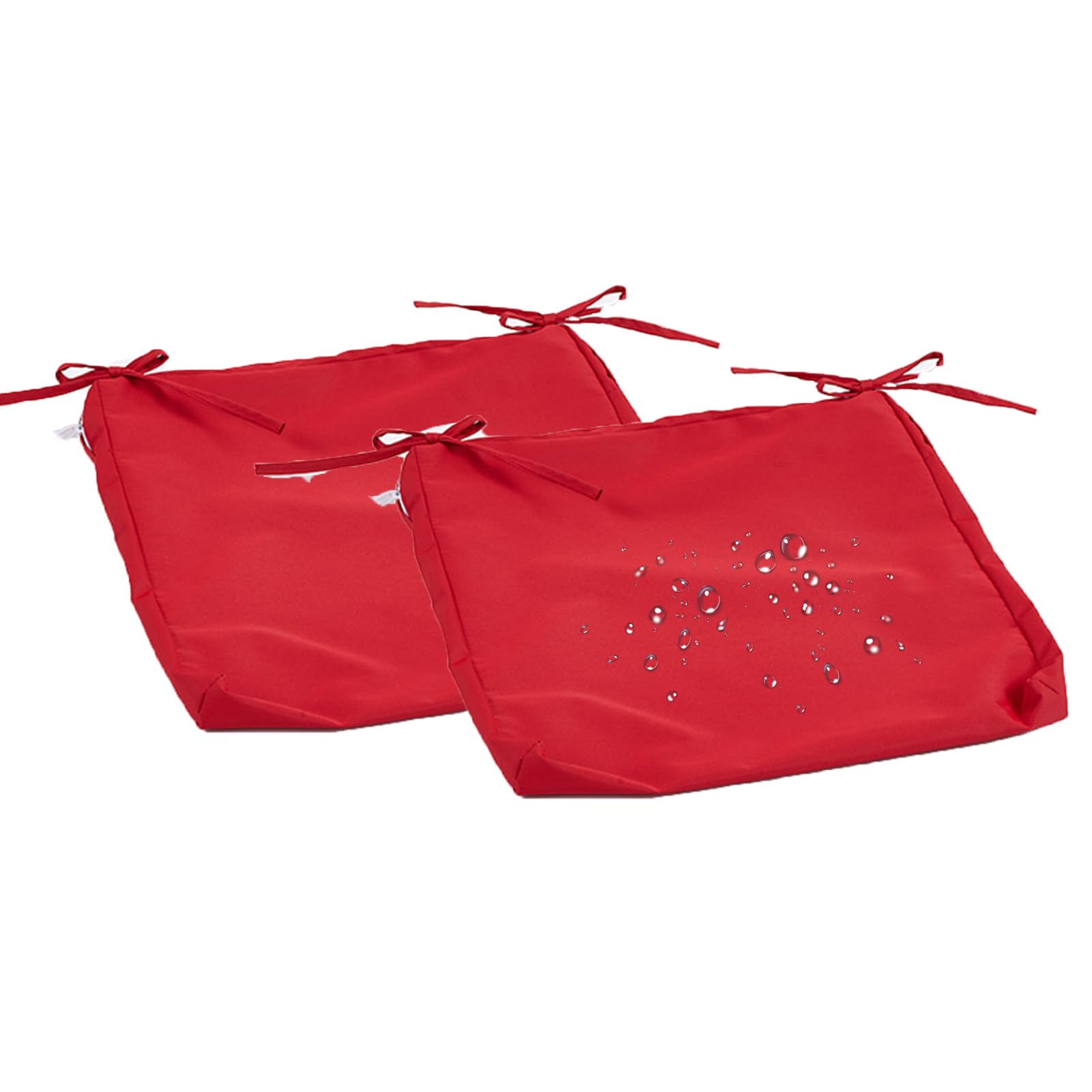 Housse canapé imperméable rouge anti-tache et antidérapante 55x55cm